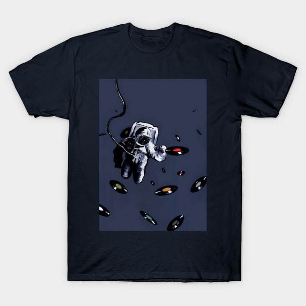 Interstellar Record Hunt T-Shirt by zombierust